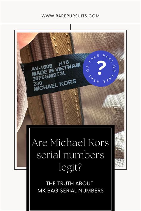 michael kors serial number verification|michael kors authenticity check.